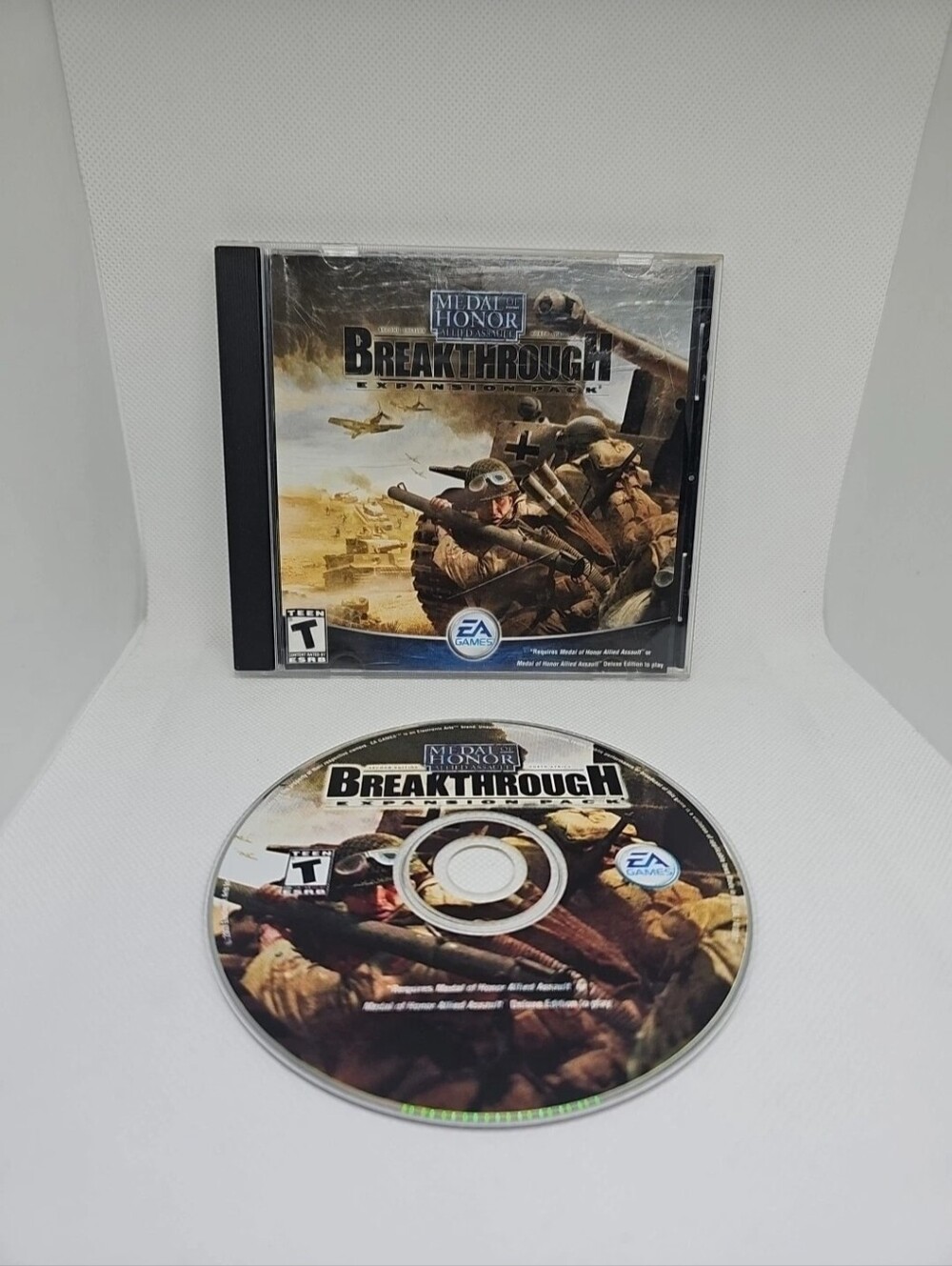 Medal of Honor: Allied Assault Breakthrough Expansion Pack (PC, 2003, EA) w/ Key